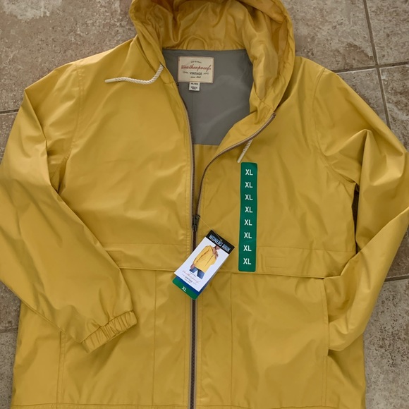 weatherproof vintage raincoat
